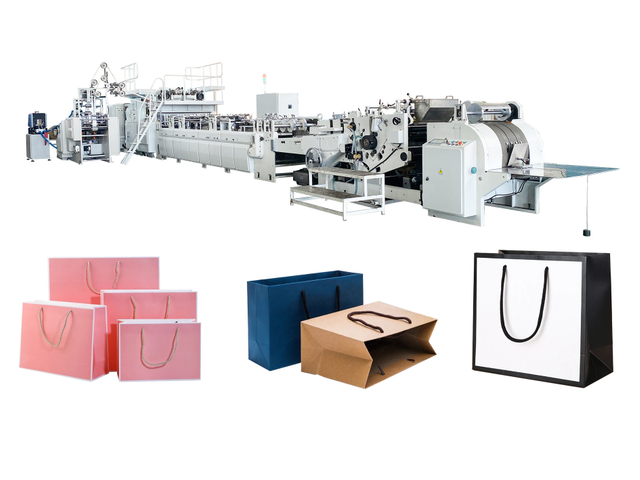 Machine complètement automatique de sac de papier d'alimentation de feuille de RKDZ-220T avec la poignée tordue